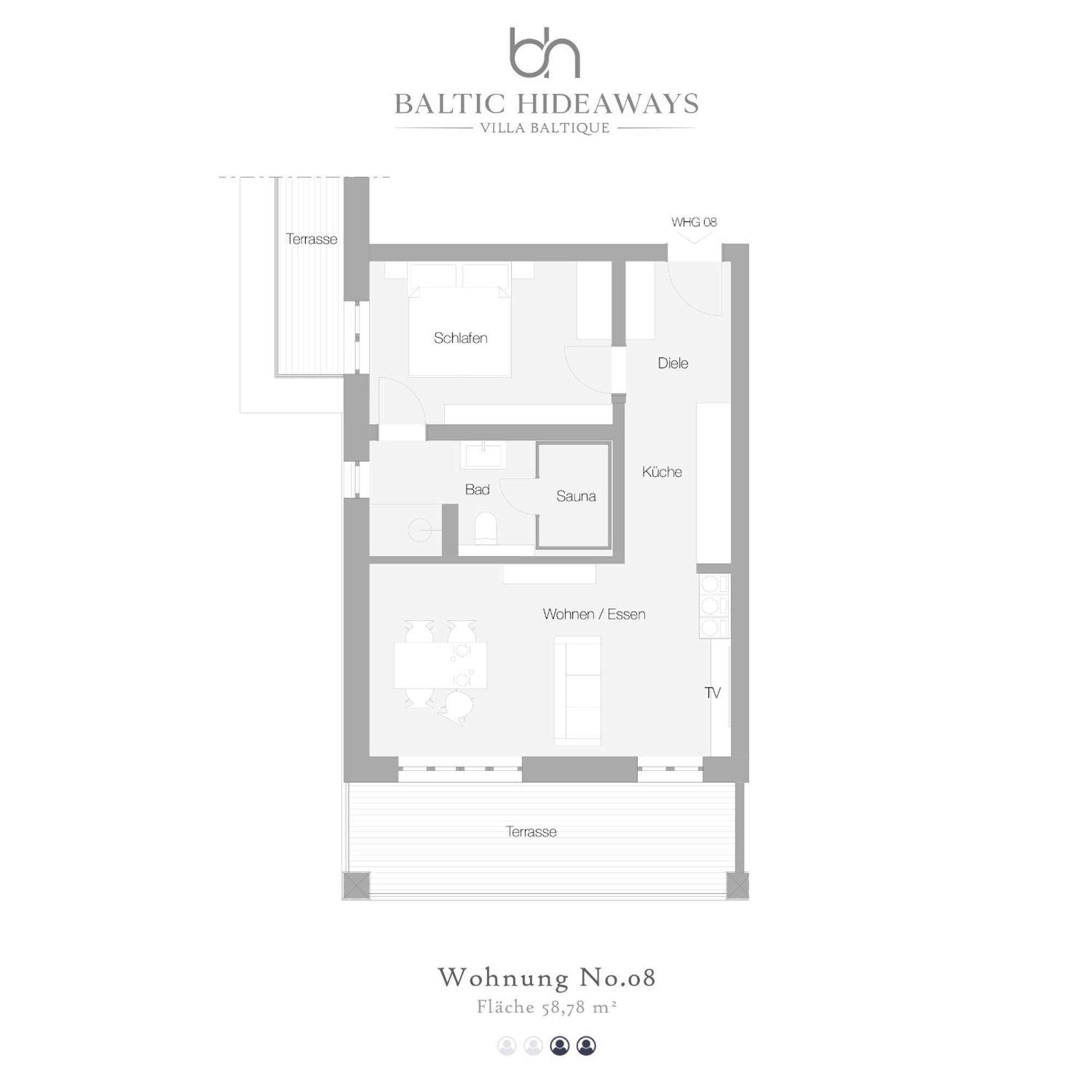 Villa Baltique Sellin  Pokoj fotografie